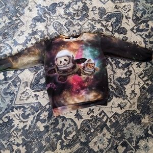 Space Kitty & Panda Unisex Sweatshirt - Small